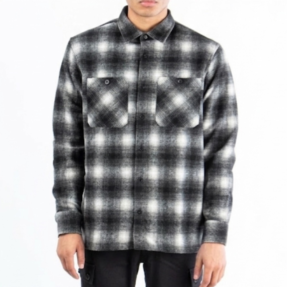 Carhartt WIP “Halleck” Wool Blend Plaid Flannel Shirt Small Excellent Condition!